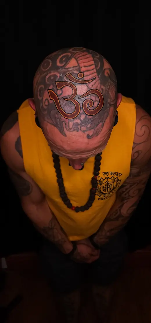 Head tattoo