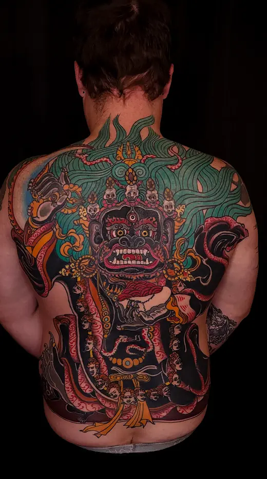 Full colour side and sleeve